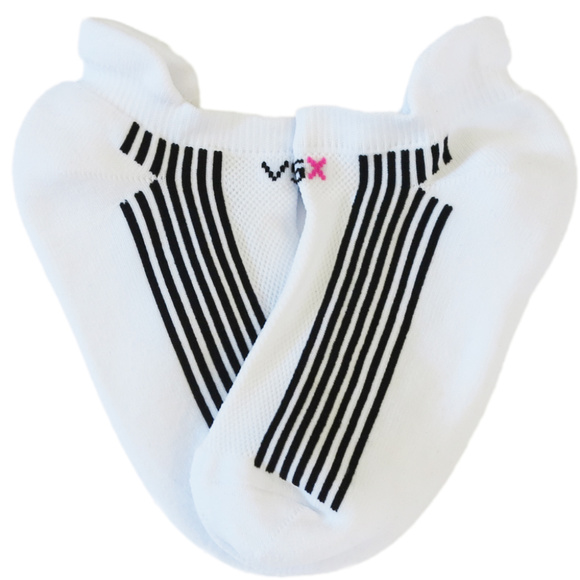Victoria's Secret VSX Cotton Lycra Blend Cushion Ankle Socks NWOT OS - Picture 2 of 5